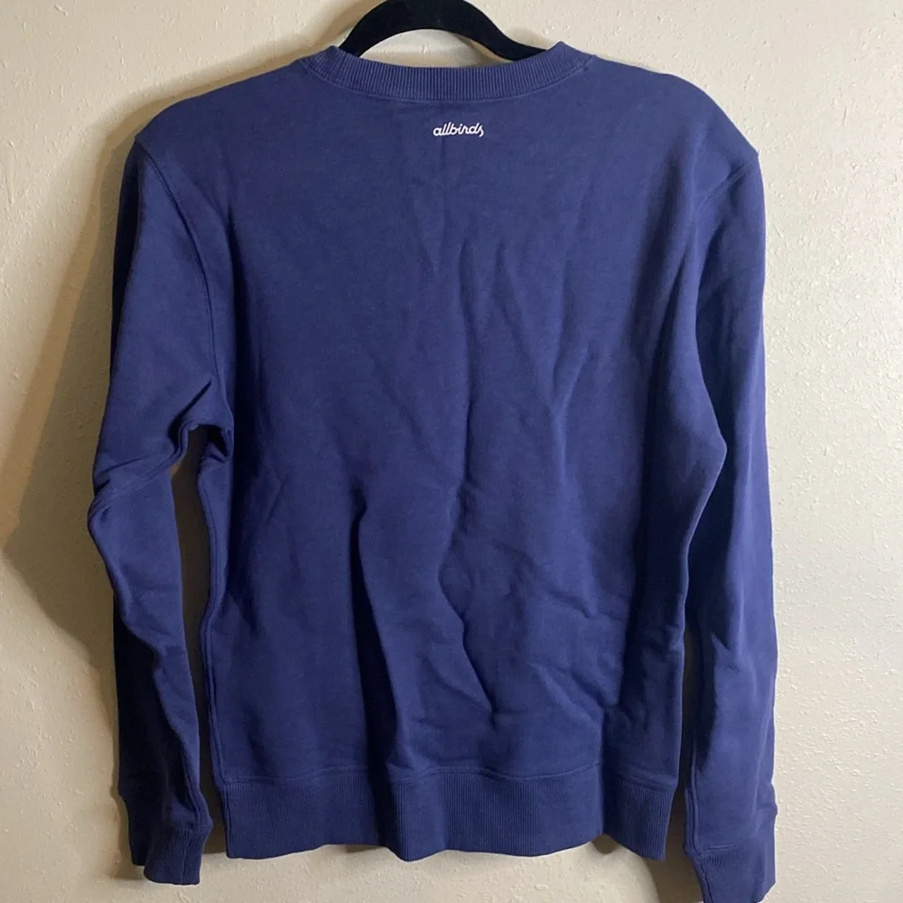 Allbirds R&R Pullover Sweatshirt in Hazy Indigo Sz L